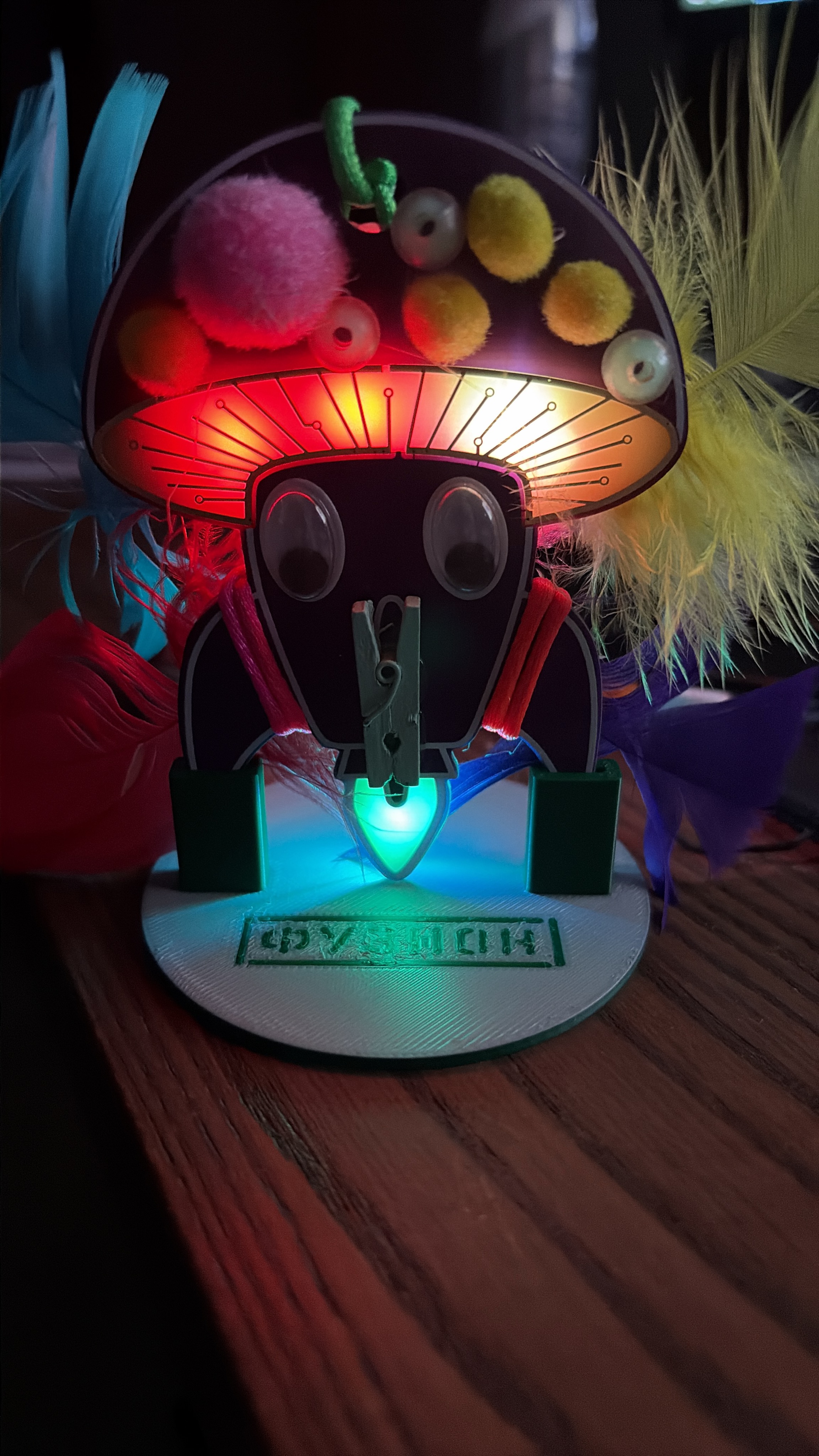 Fusion Festival Mushroom PCB Holder