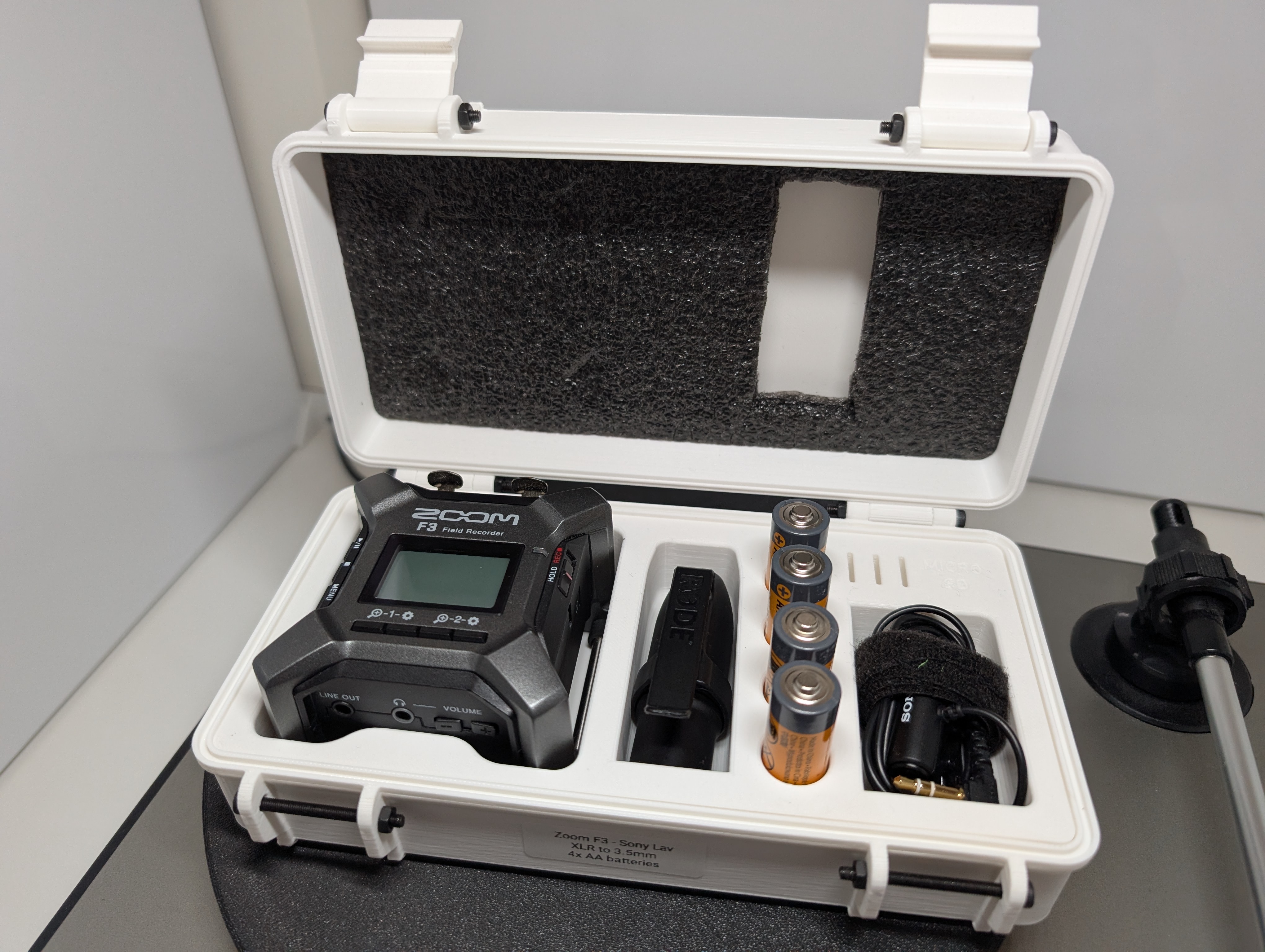 Rugged Box for ZOOM F3 + Accessories