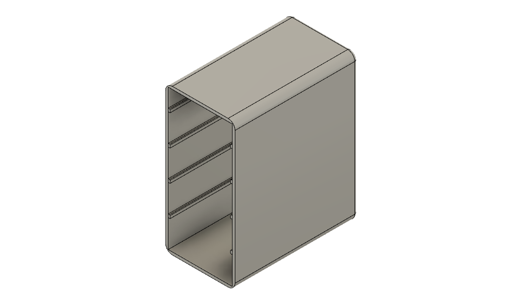 Miniatura 2 do modelo 3D Stackable storage bins with enclosure