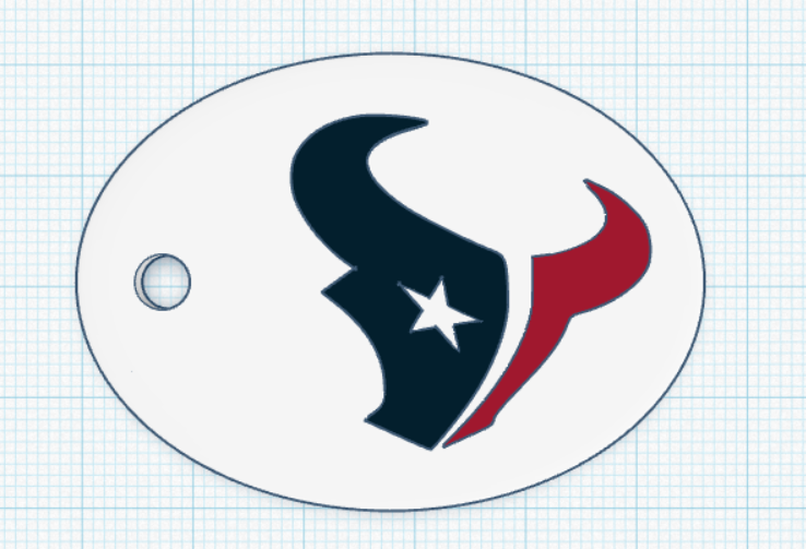 Texans Keychain