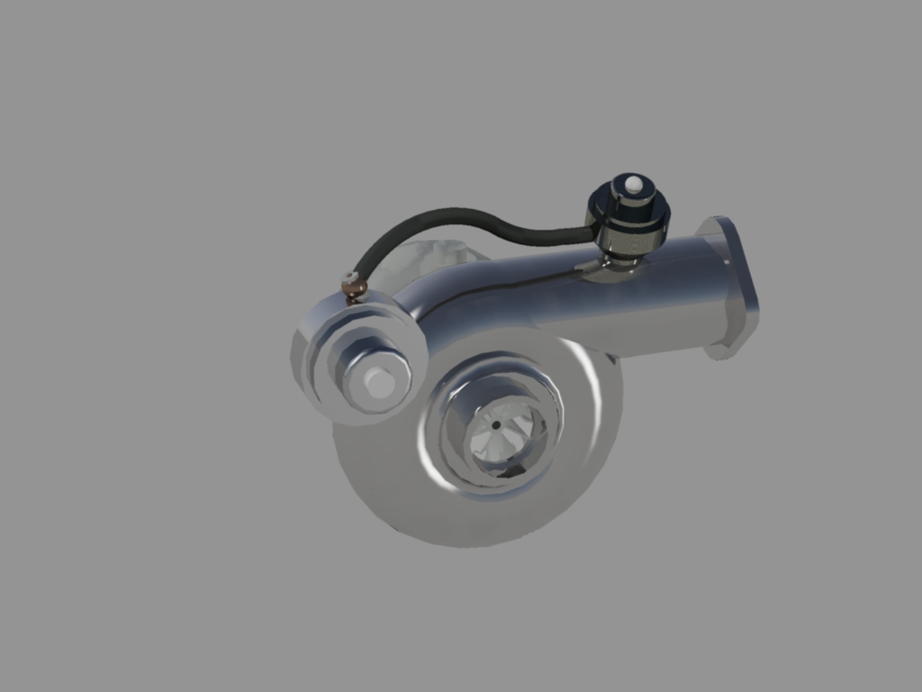 Miniatura 2 do modelo 3D TURBOCHARGER MODEL
