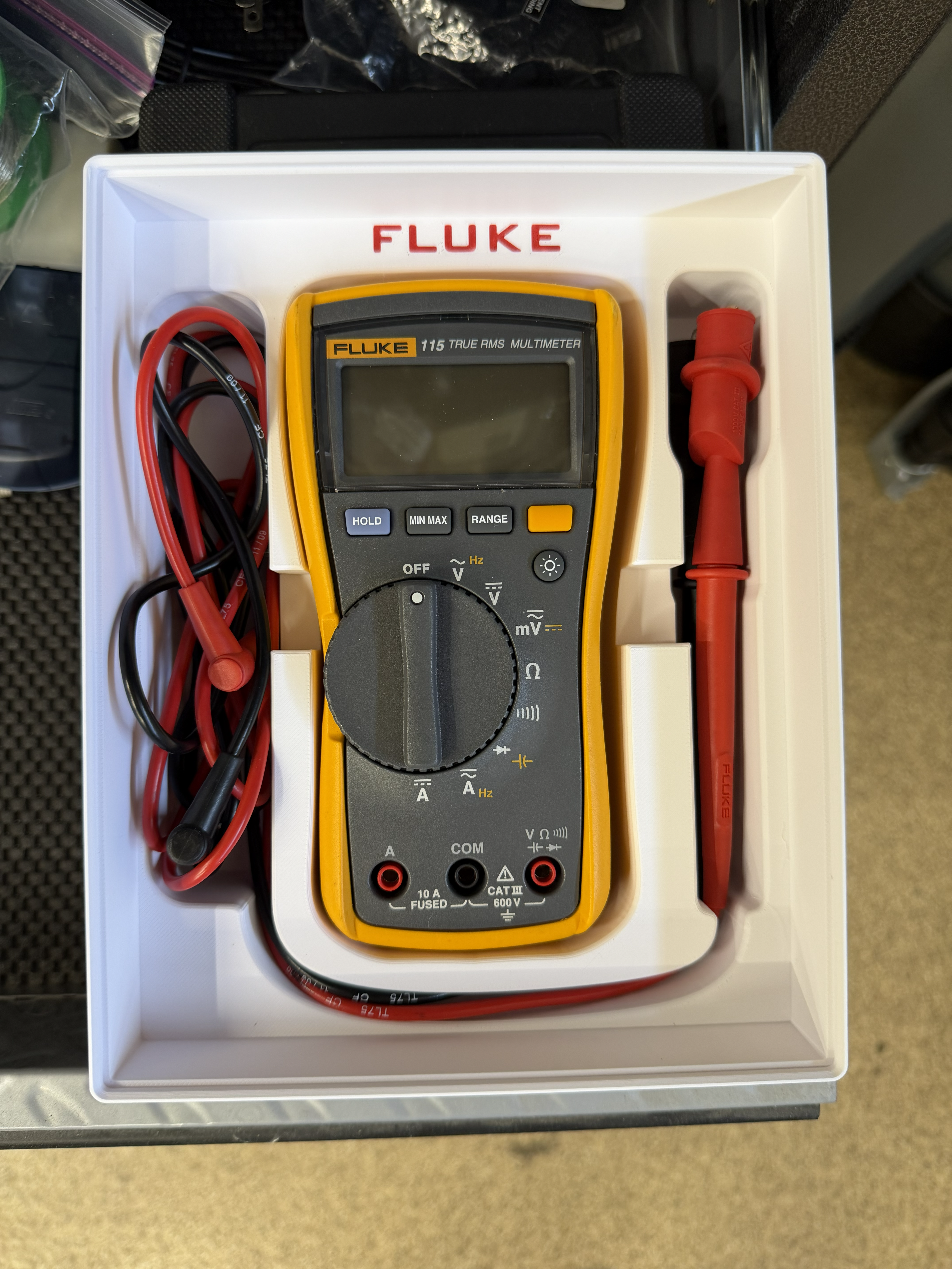 Gridfinity Fluke 115 Bin