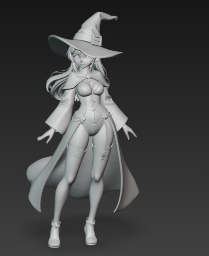 sexy witch anime style — thumbnail 3