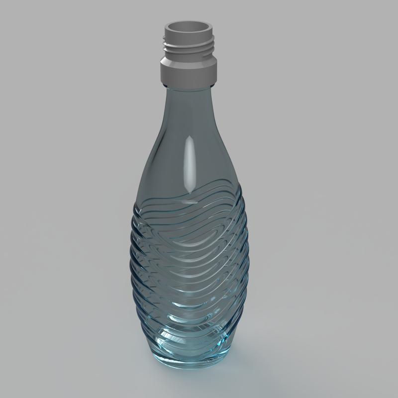 Sodastream adapter (crystal glas bottle to Sodastream Cool) von Freshdonkikong