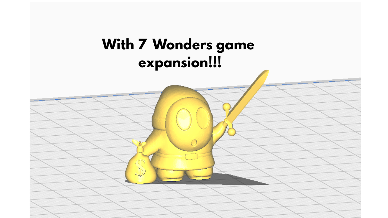 Mischievous character 3D model thumbnail