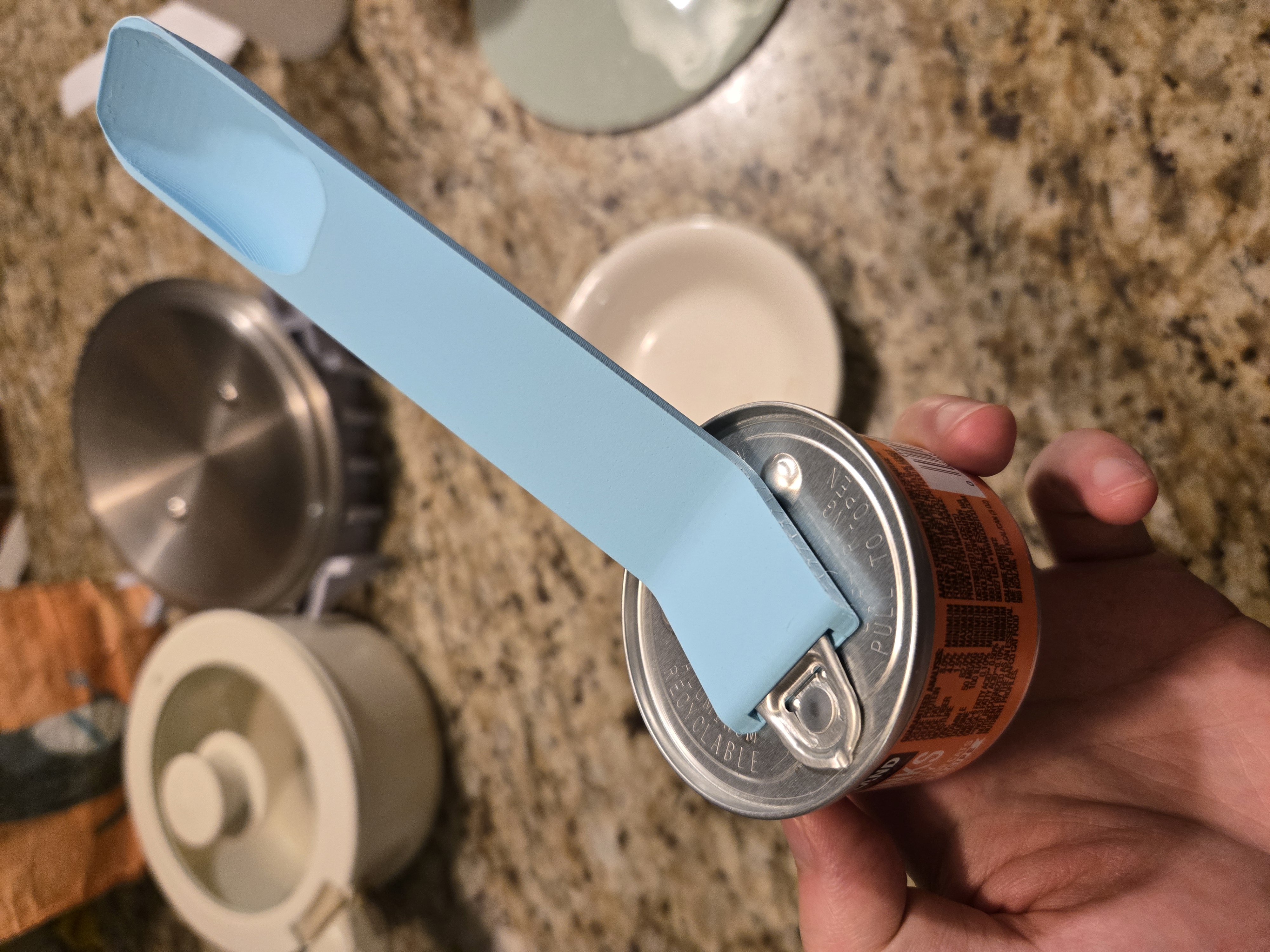 Can Opener and Spoon for Cat Food
