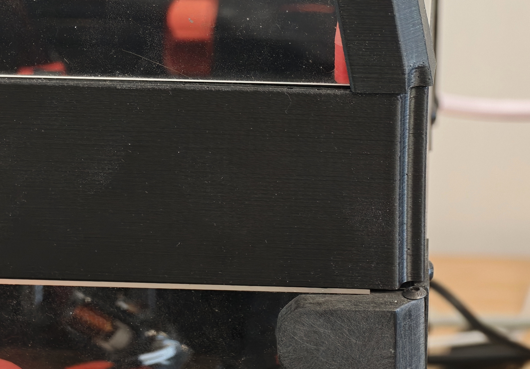 Voron v0.1 50mm hinged tophat spacer