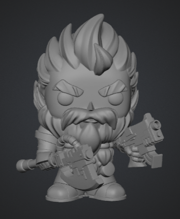 Funko Spacewolf 3D model by AdventVR