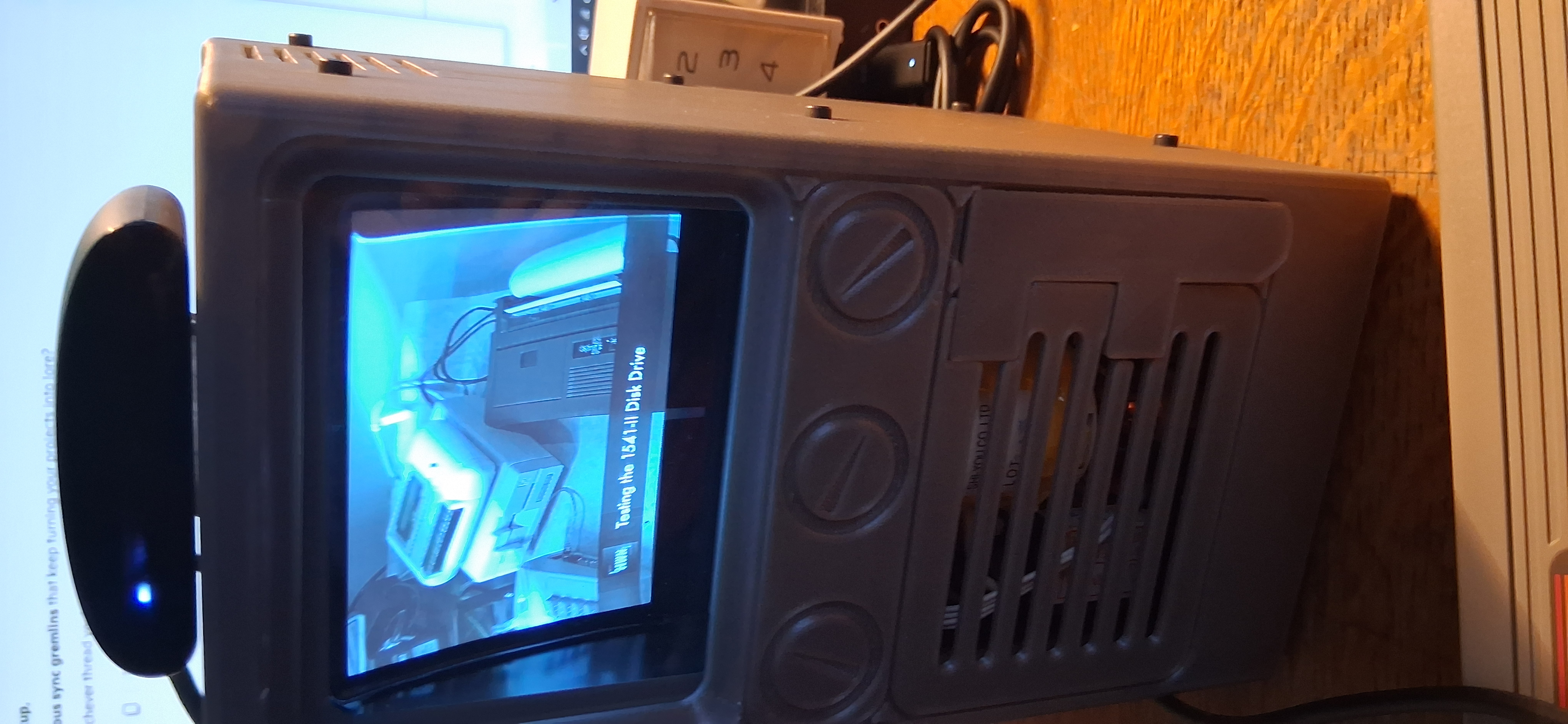 4" crt roku housing with space