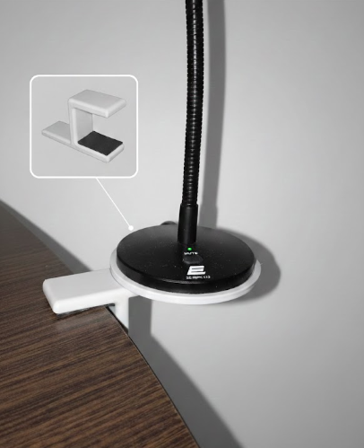 Microphone holder for table