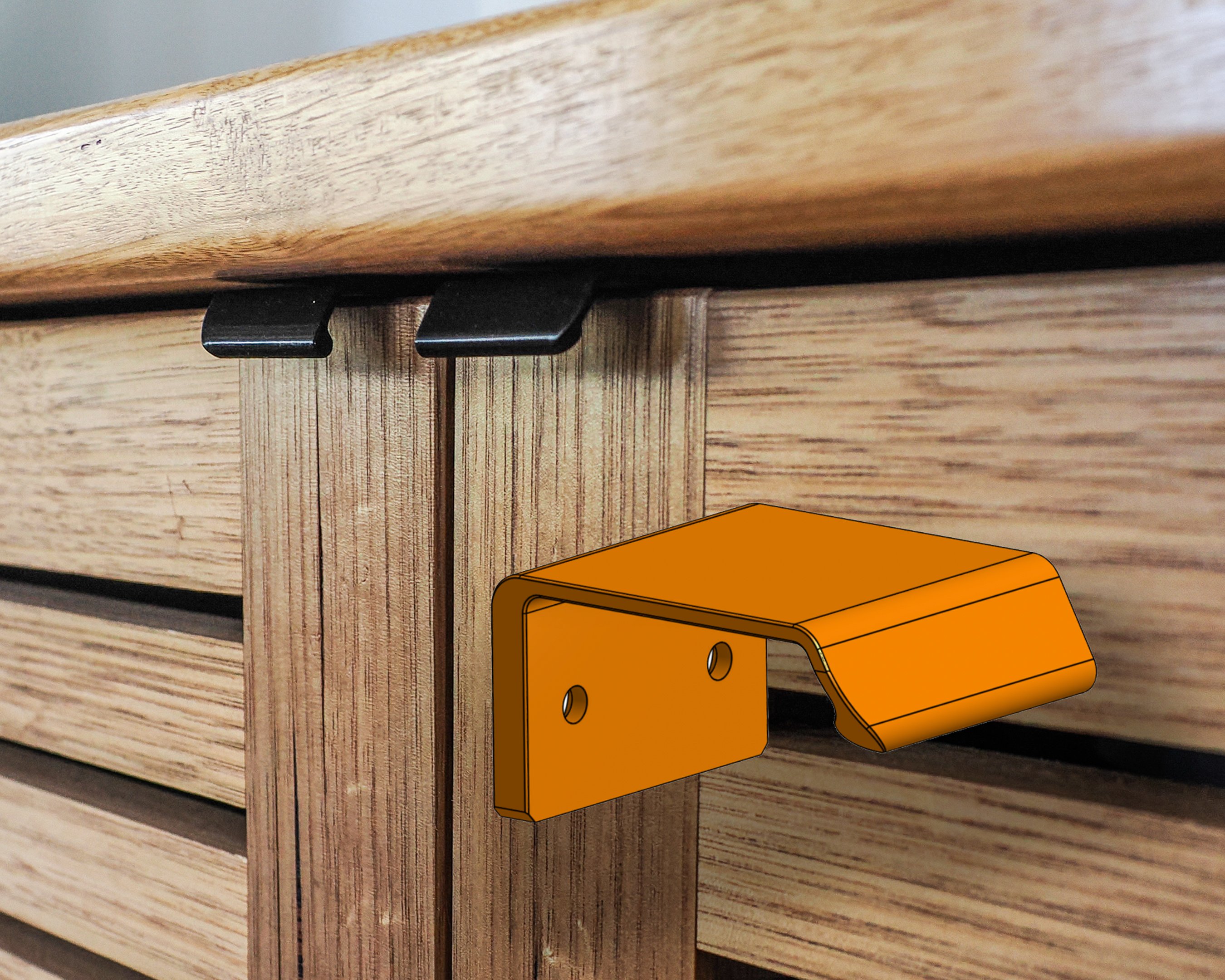 DISCRETE CABINET DOOR PULLS