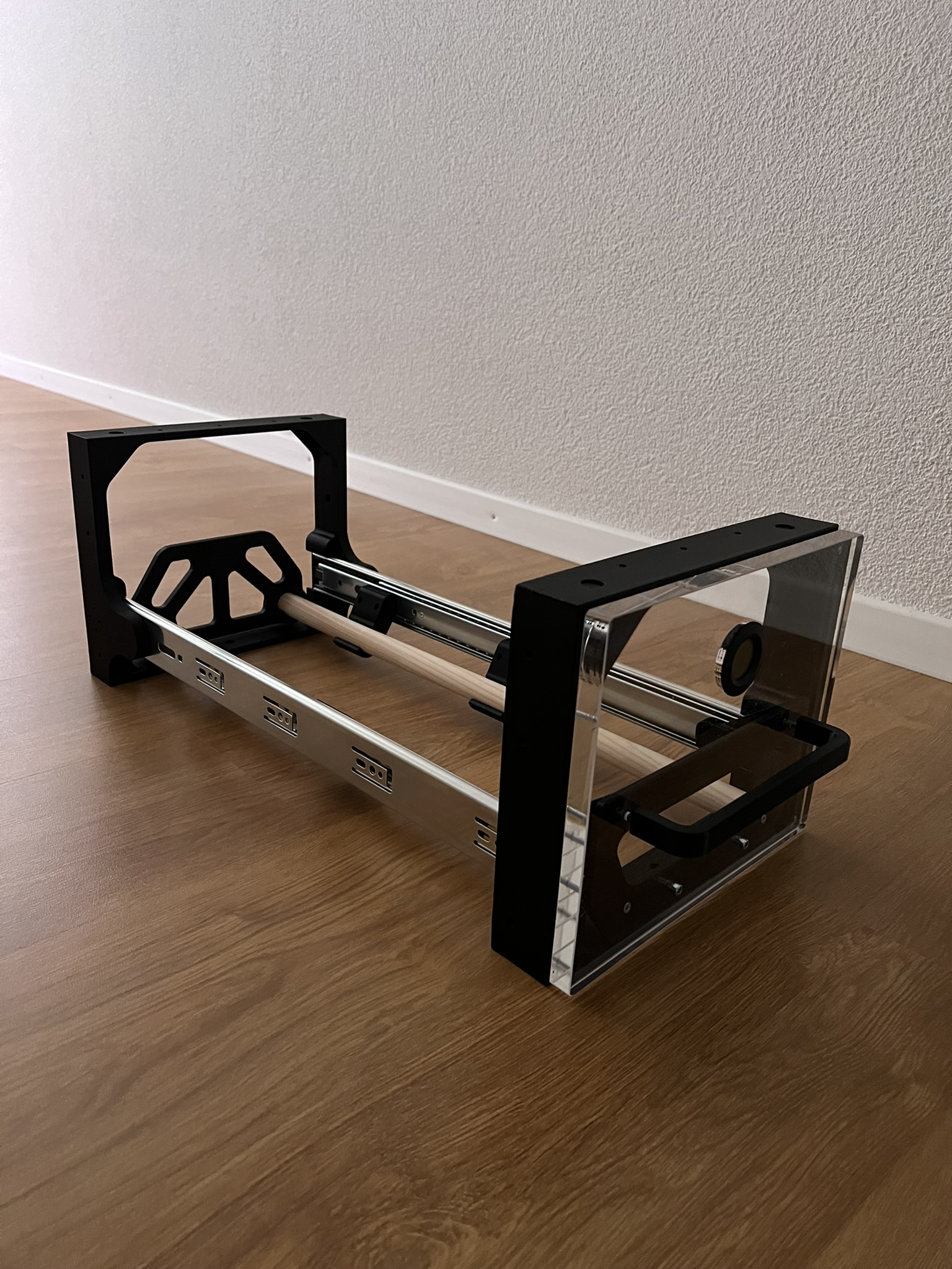 Enclosed Modular Drawer System in Alu Profile Frame