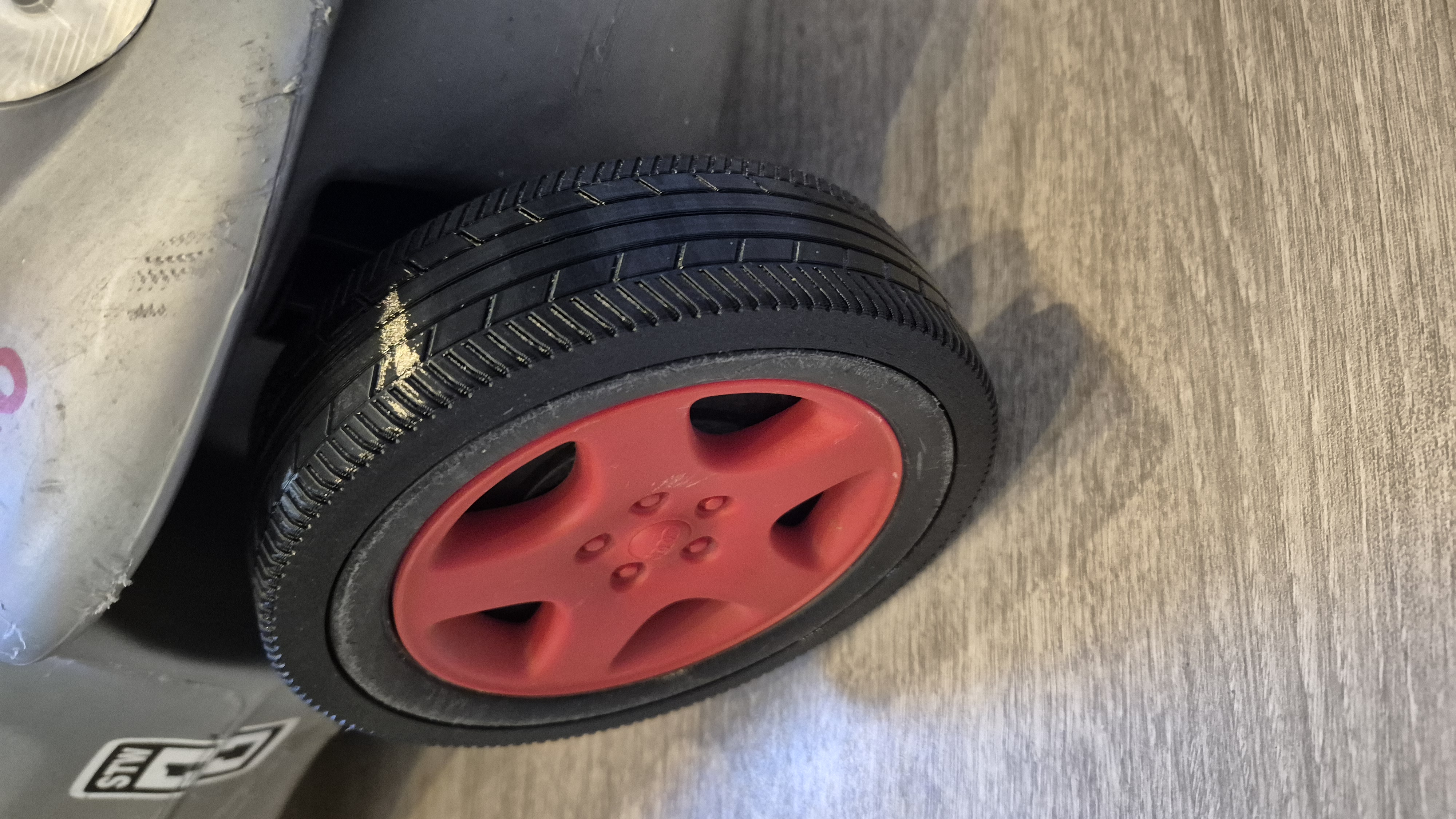 Audi quattro bobby car spare tire