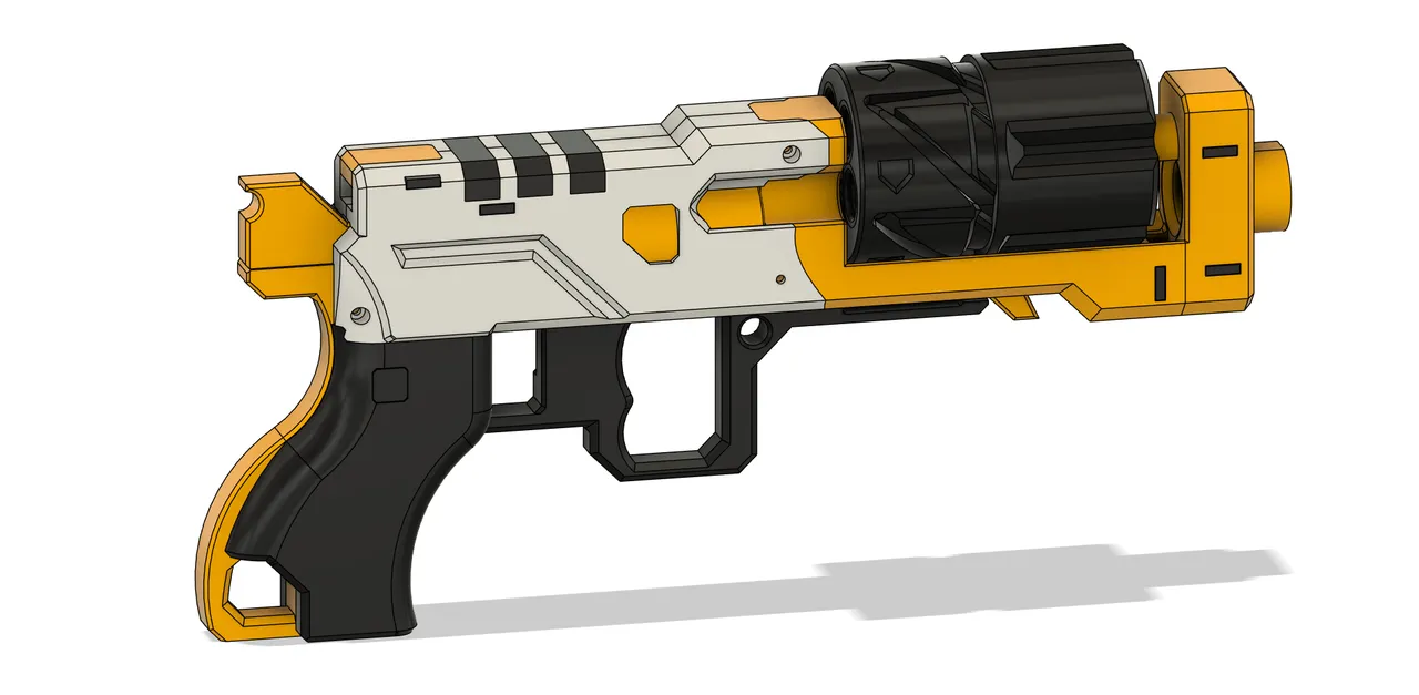X-Shot Micro 2.0 Reshell 3 - Revolver Double Action v1.0 by