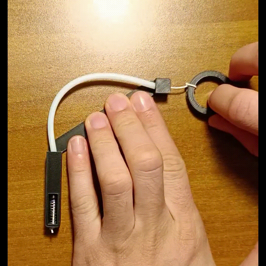Fidget pushing piston - fast to print & simple to assemble!