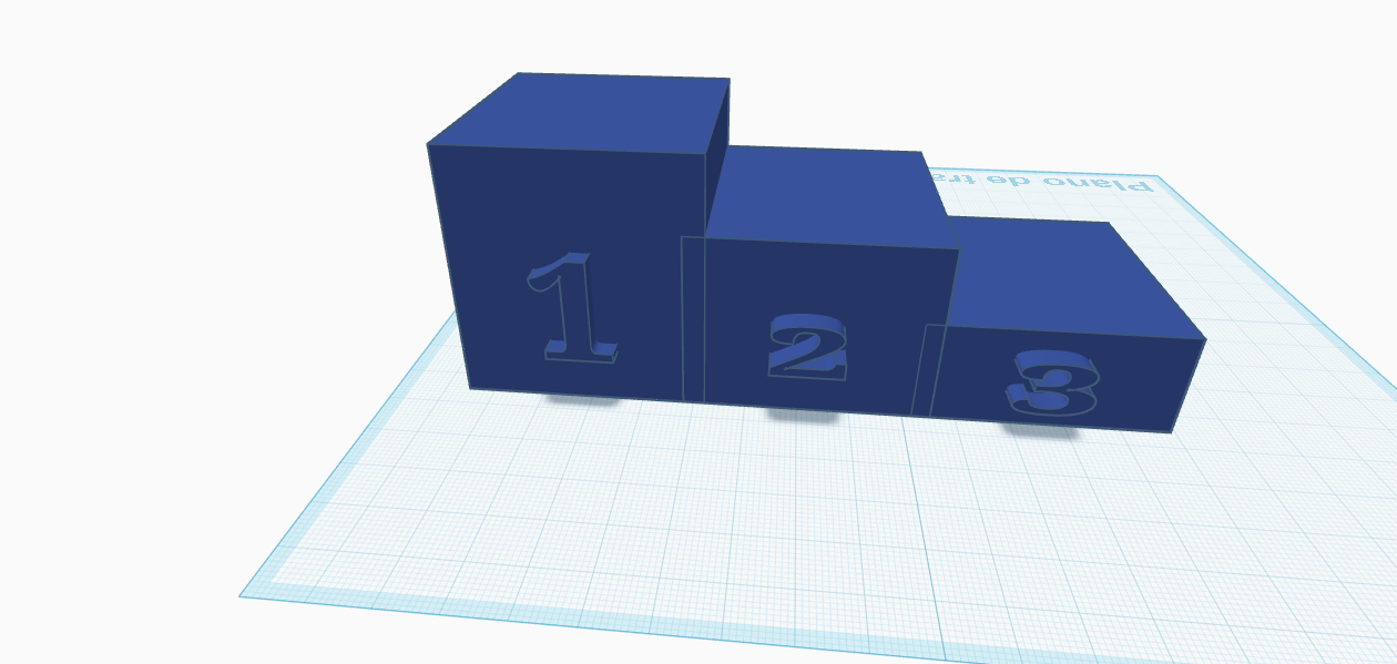 dumy 13 podium 3D model by Fan de onepiece