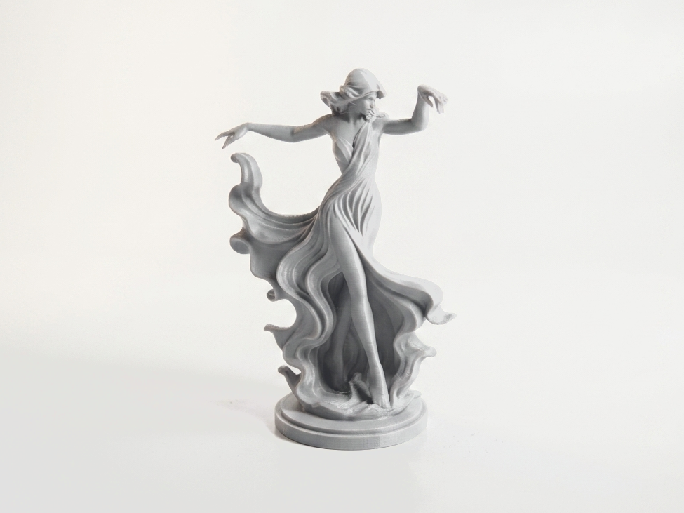 Dancing Lady Figurine Female Figure 3D Printable