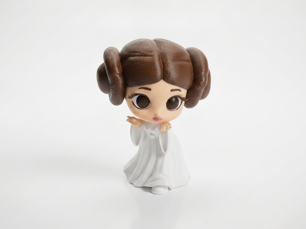 Princess Leia Figurine Star Wars 3D Printable