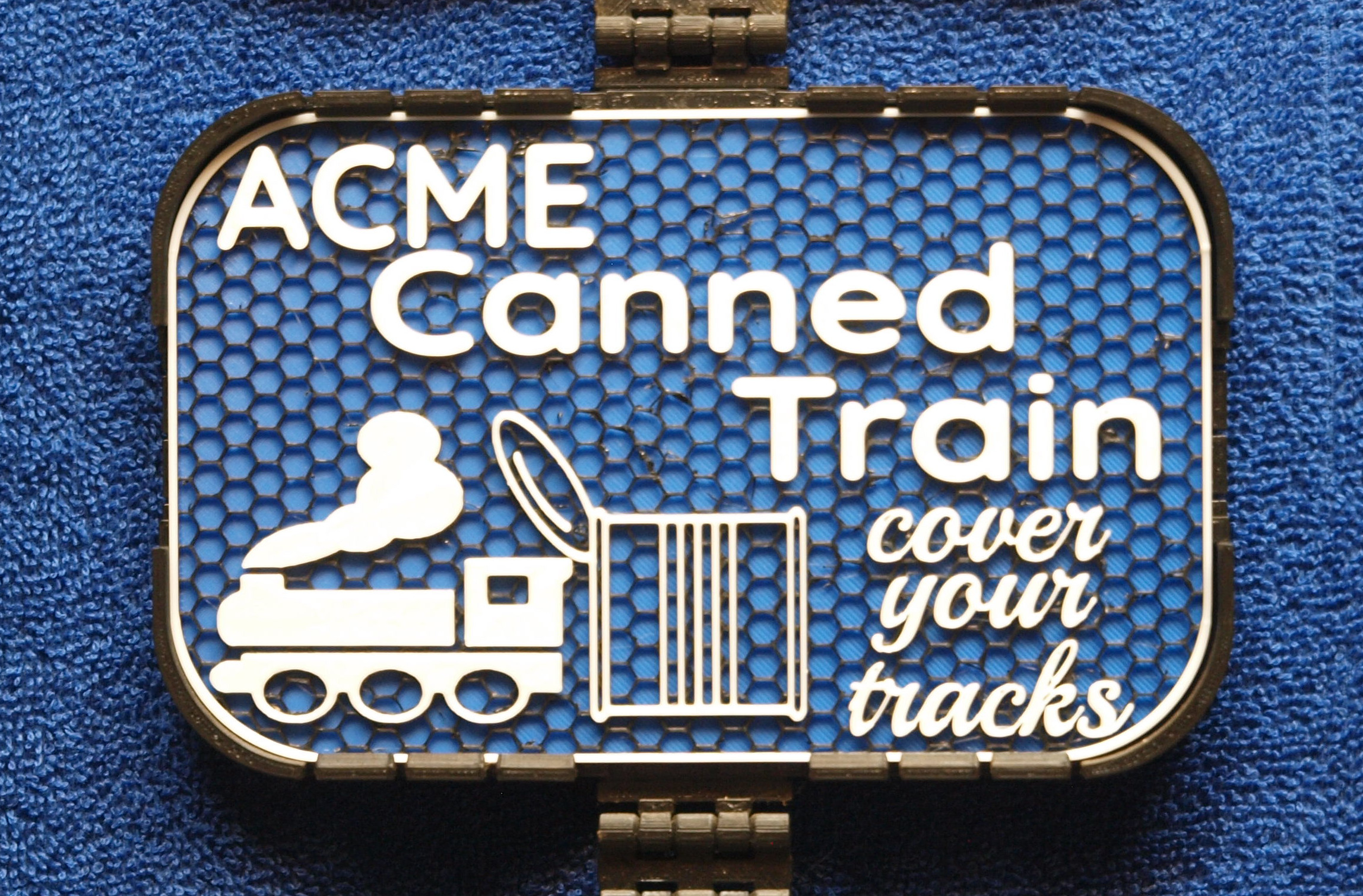 ACME Canned Train sign