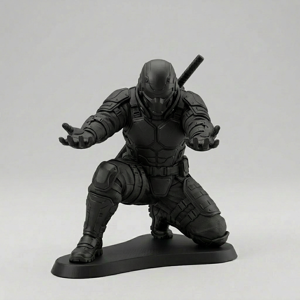 Modern Samurai-inspired pen holder