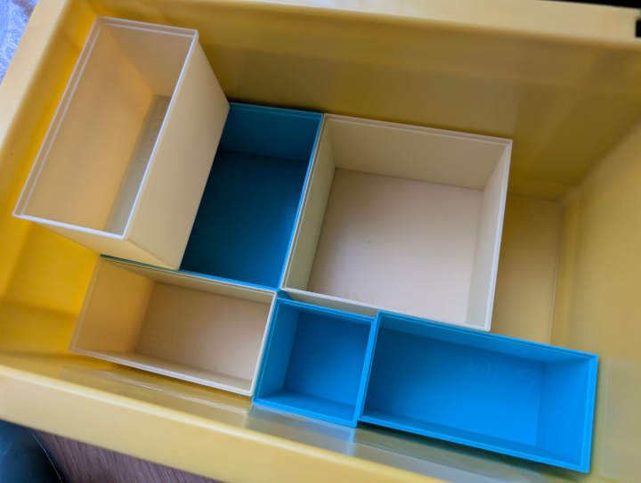 Insert Boxen, stackable Sorting Boxes, Ordering Boxes for TK400 & TK600