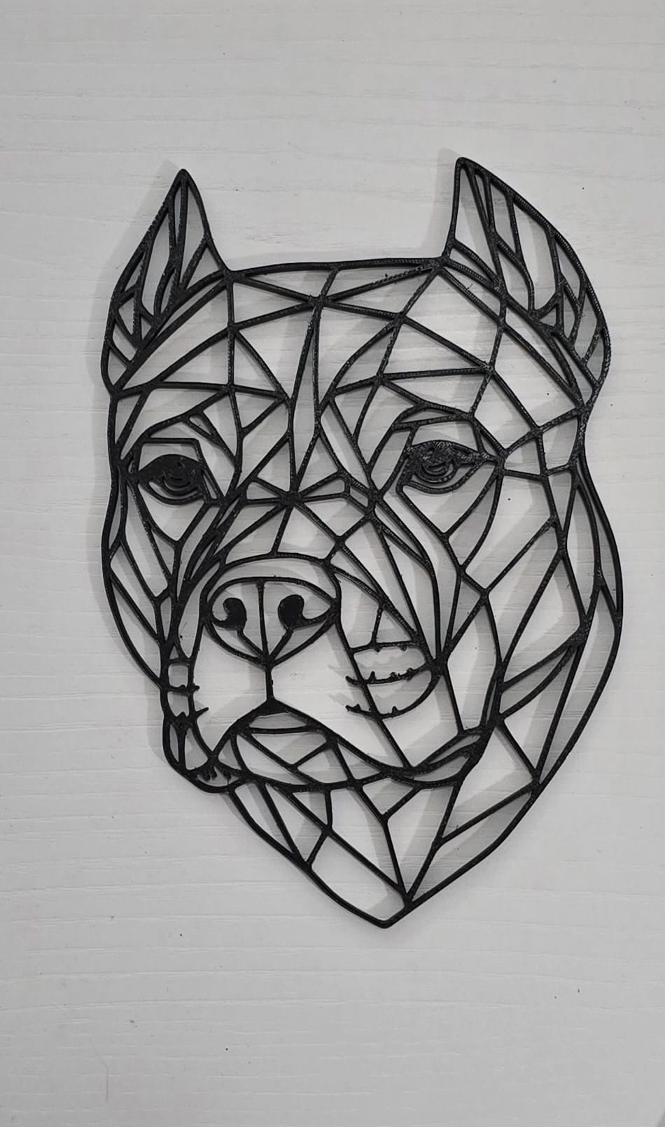 Pitbull  wall art decoration.