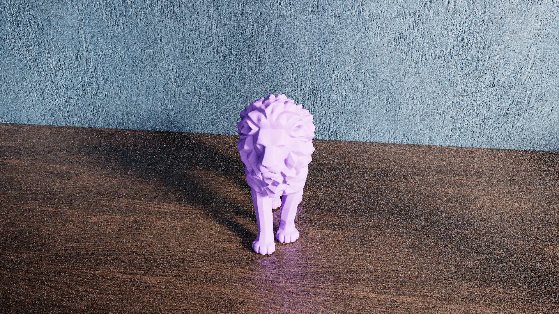 Low Poly Lion — thumbnail 9