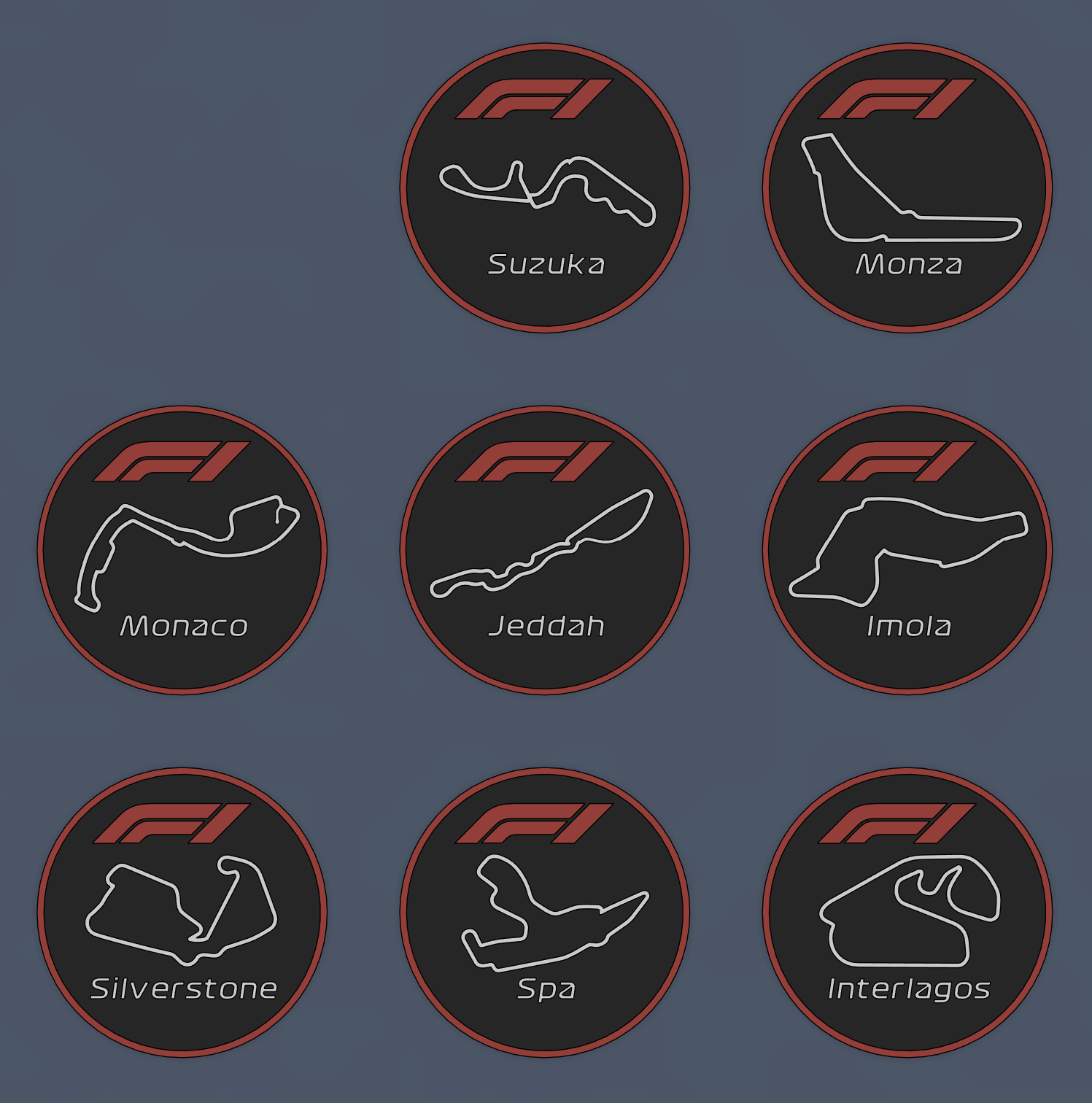 F1 Coasters set — miniatura 3