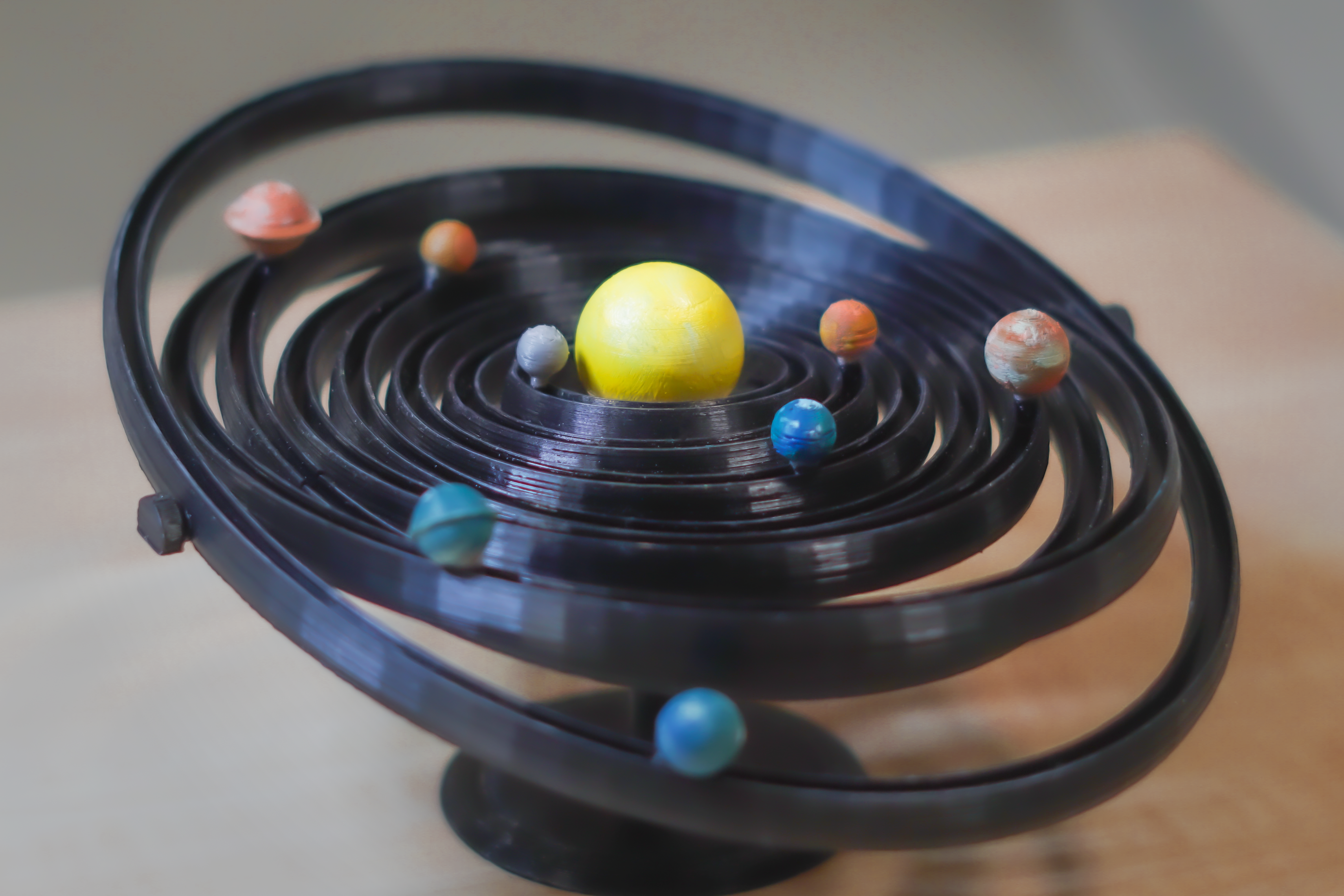 Print-in-Place Solar System Updated