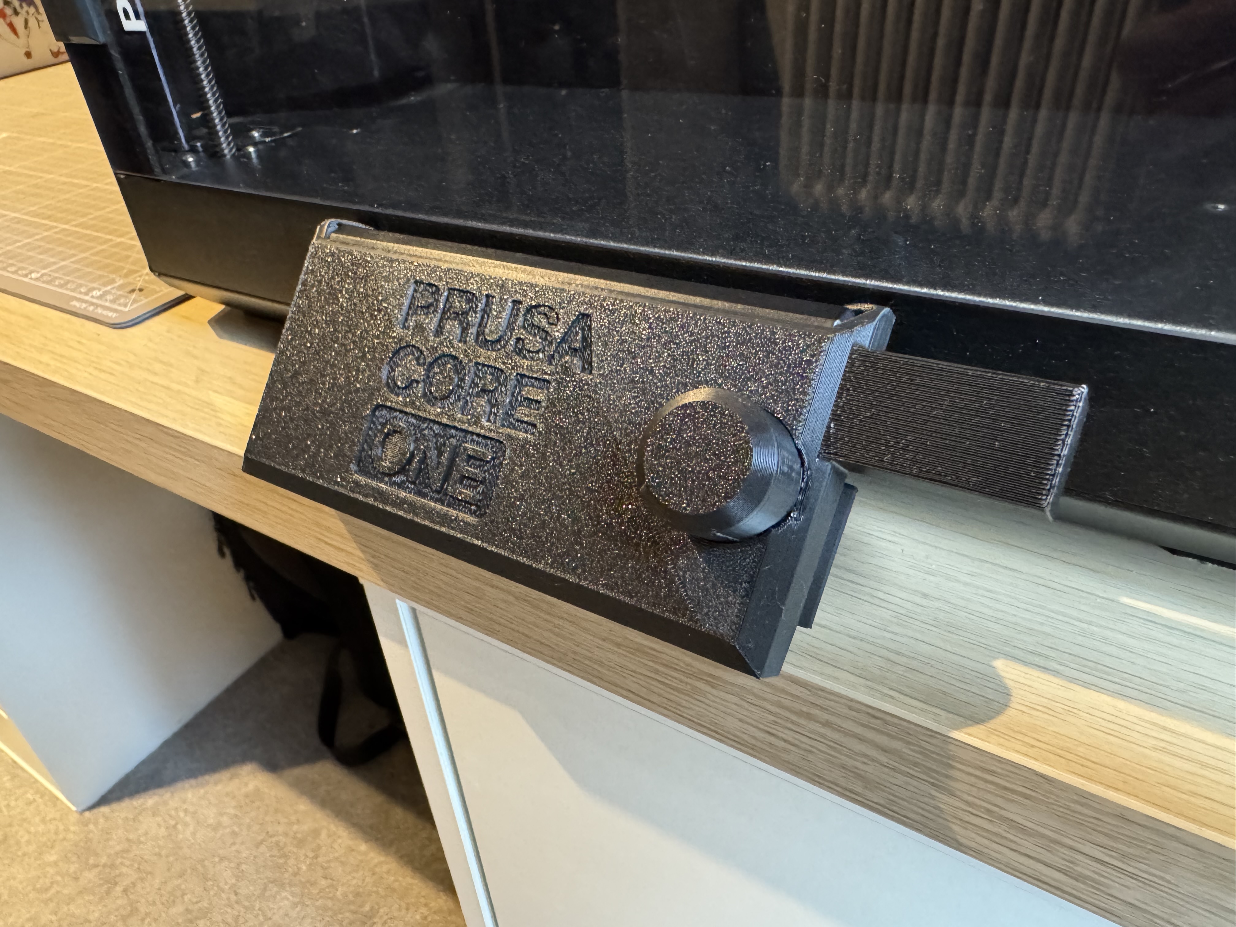 Prusa Core One controls cover