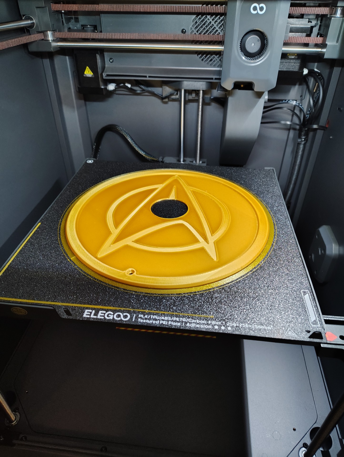 Elegoo Centauri Carbon Spool Guard Starfleet Themed
