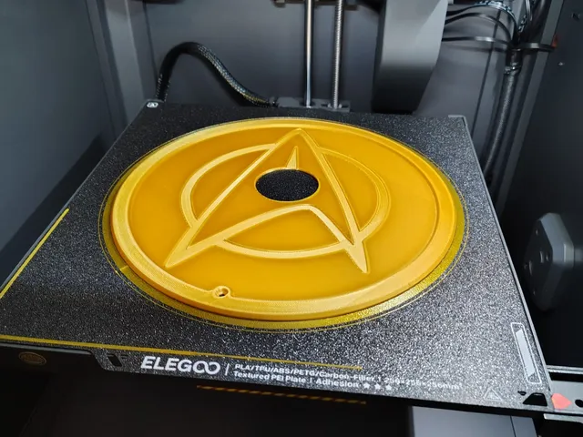 Elegoo Centauri Carbon Spool Guard Starfleet Themed