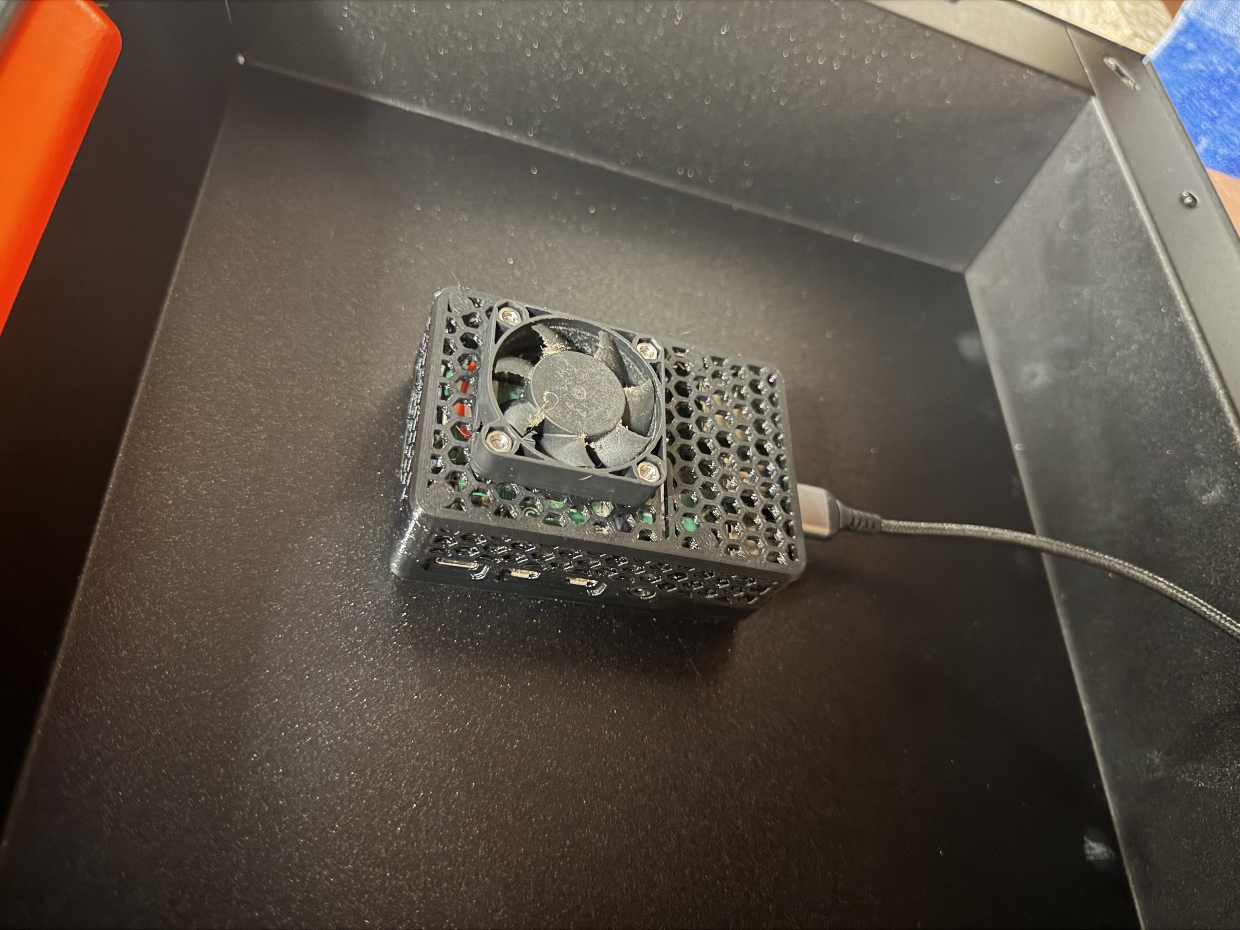 Magnet-Mount Raspberry Pi 4 Case for Prusa Core One