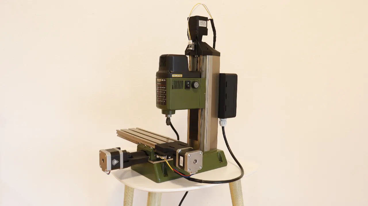 まるみDIY Proxxon MF70 DIY CNC conversion by PlastikSchmied | Download free