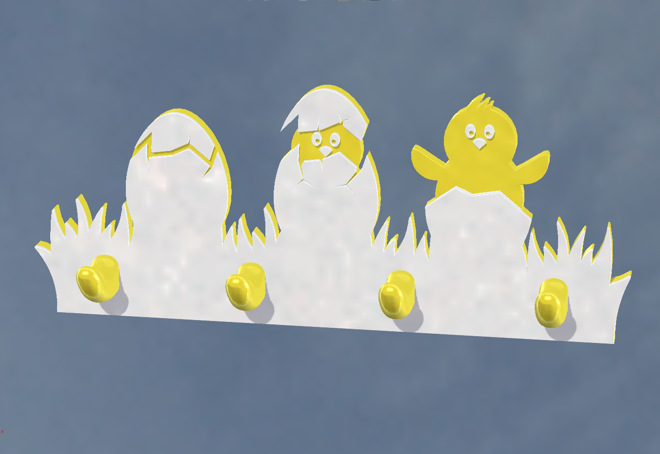 Chicken evolution keyholder