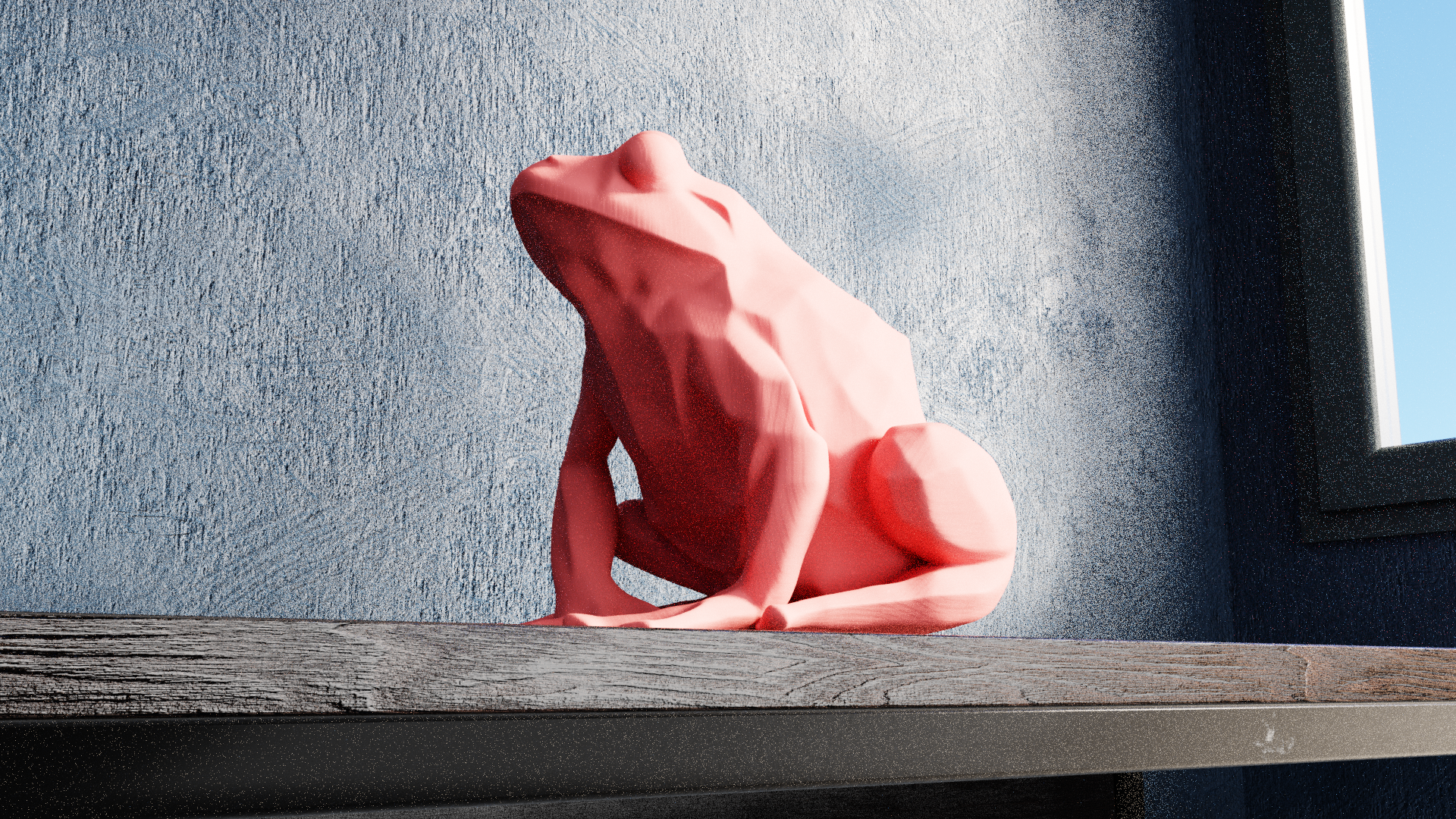 Miniatura 2 do modelo 3D Low Poly Frog