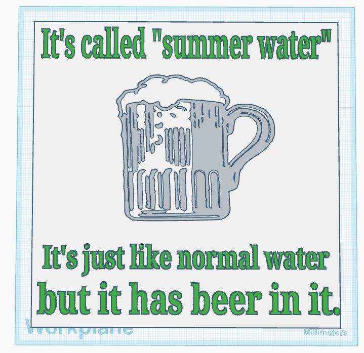 Summer Water Sign