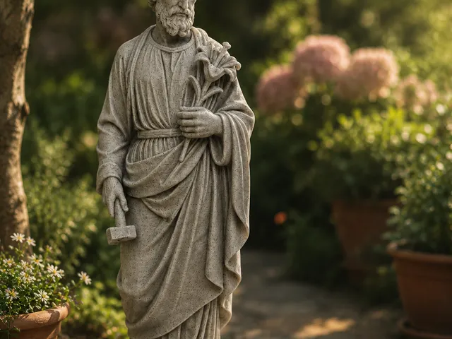 Saint Joseph the Carpenter with Lilies