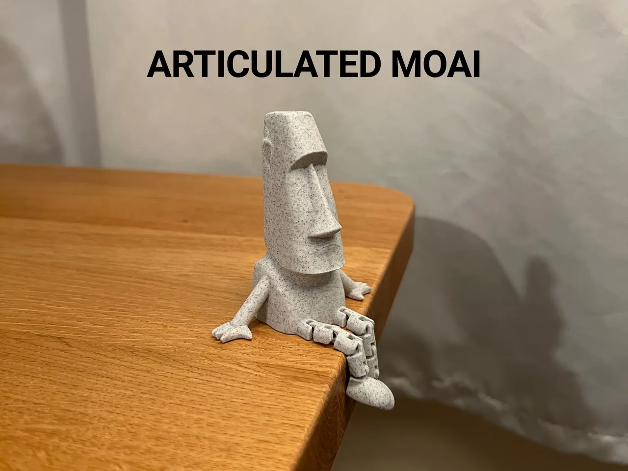 Articulated Moai by fifindr | Download free STL model