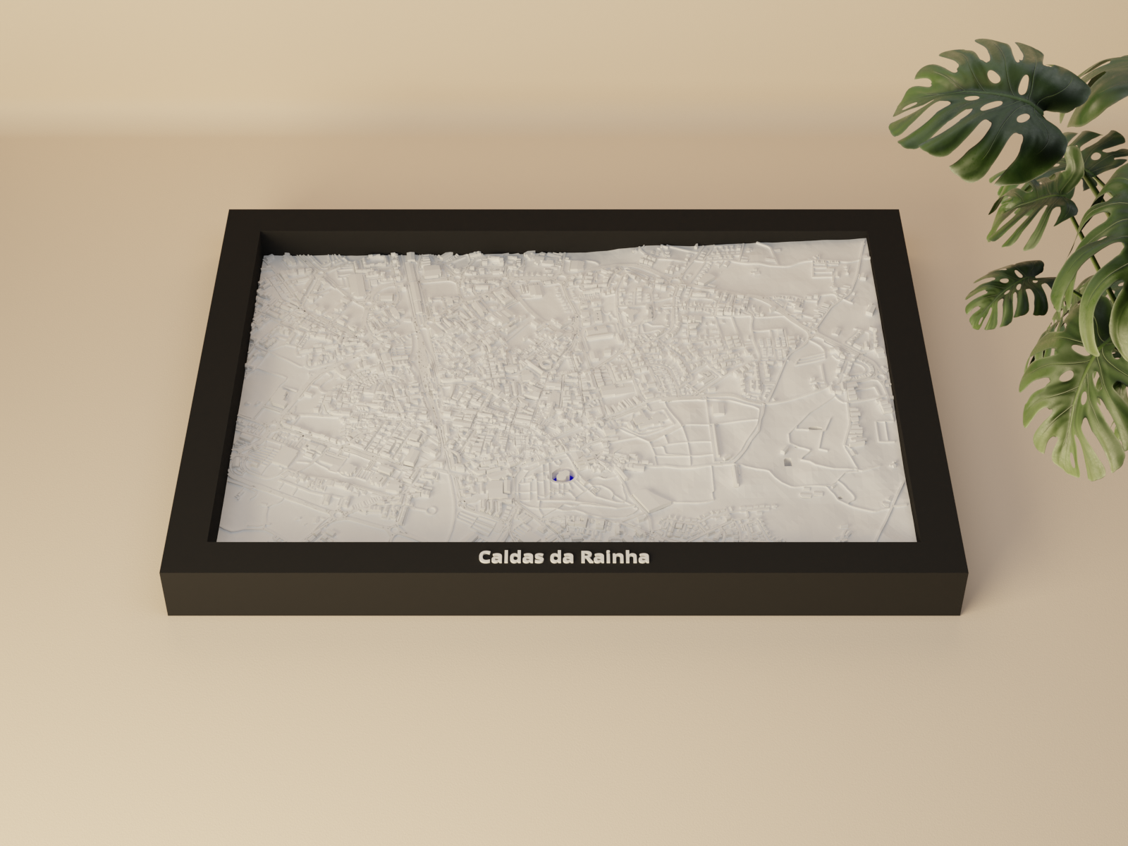 Caldas da Rainha, Portugal - 3D Miniature