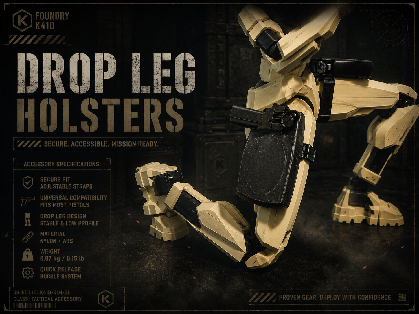 Dummy 13 Drop Leg Pistol Holster