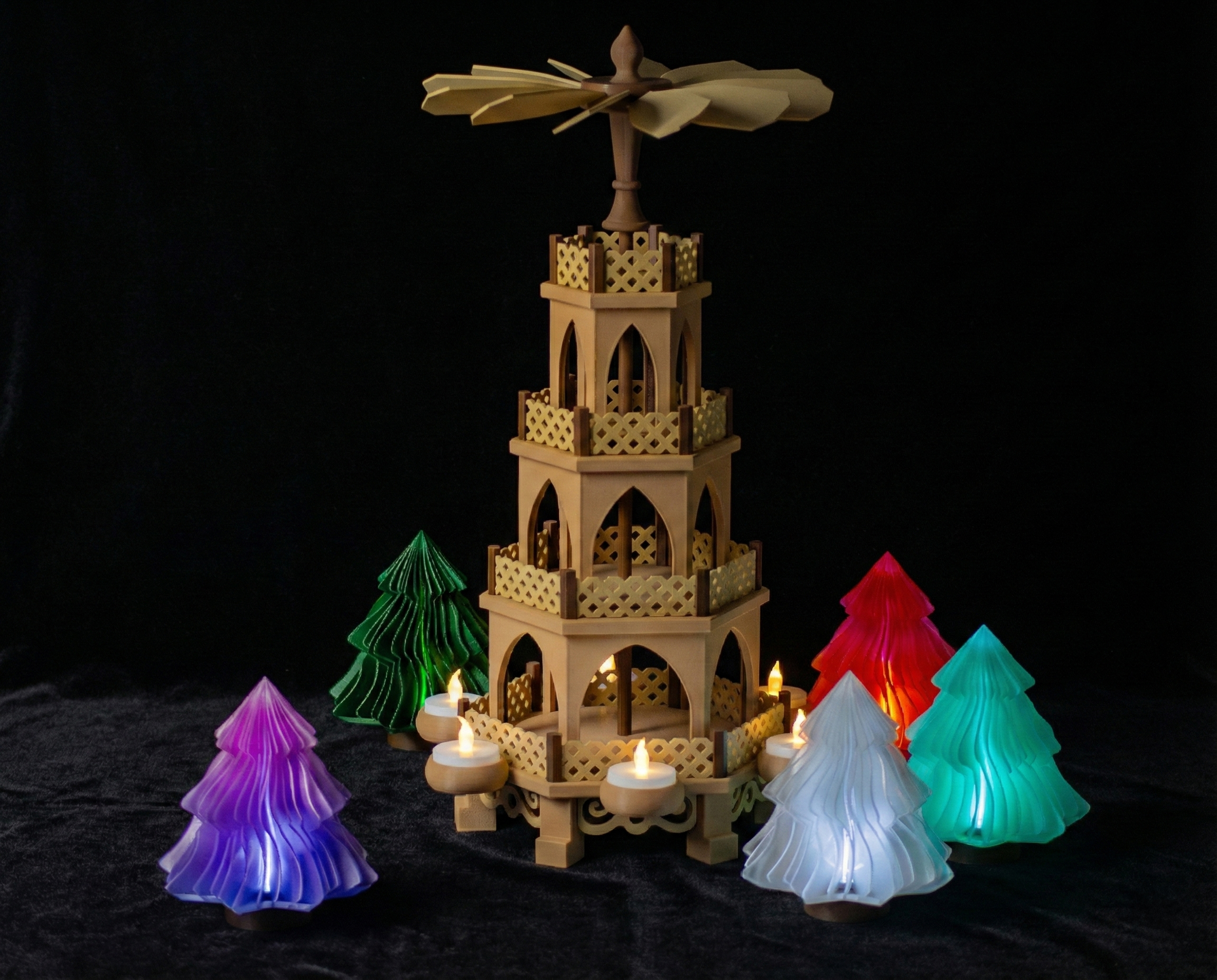 Christmas Pyramid - No MMU/AMS Needed