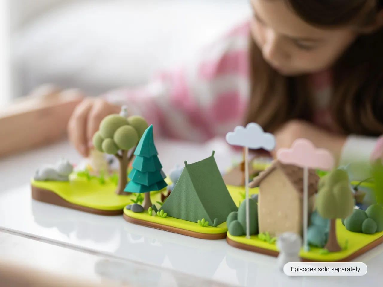 Kitty Garden Camp Under the Stars por Retron Print Descargar