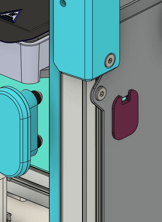PB Design - Seal Collection - External sealings for Sovol Zero chamber - Filamentsensor Cable