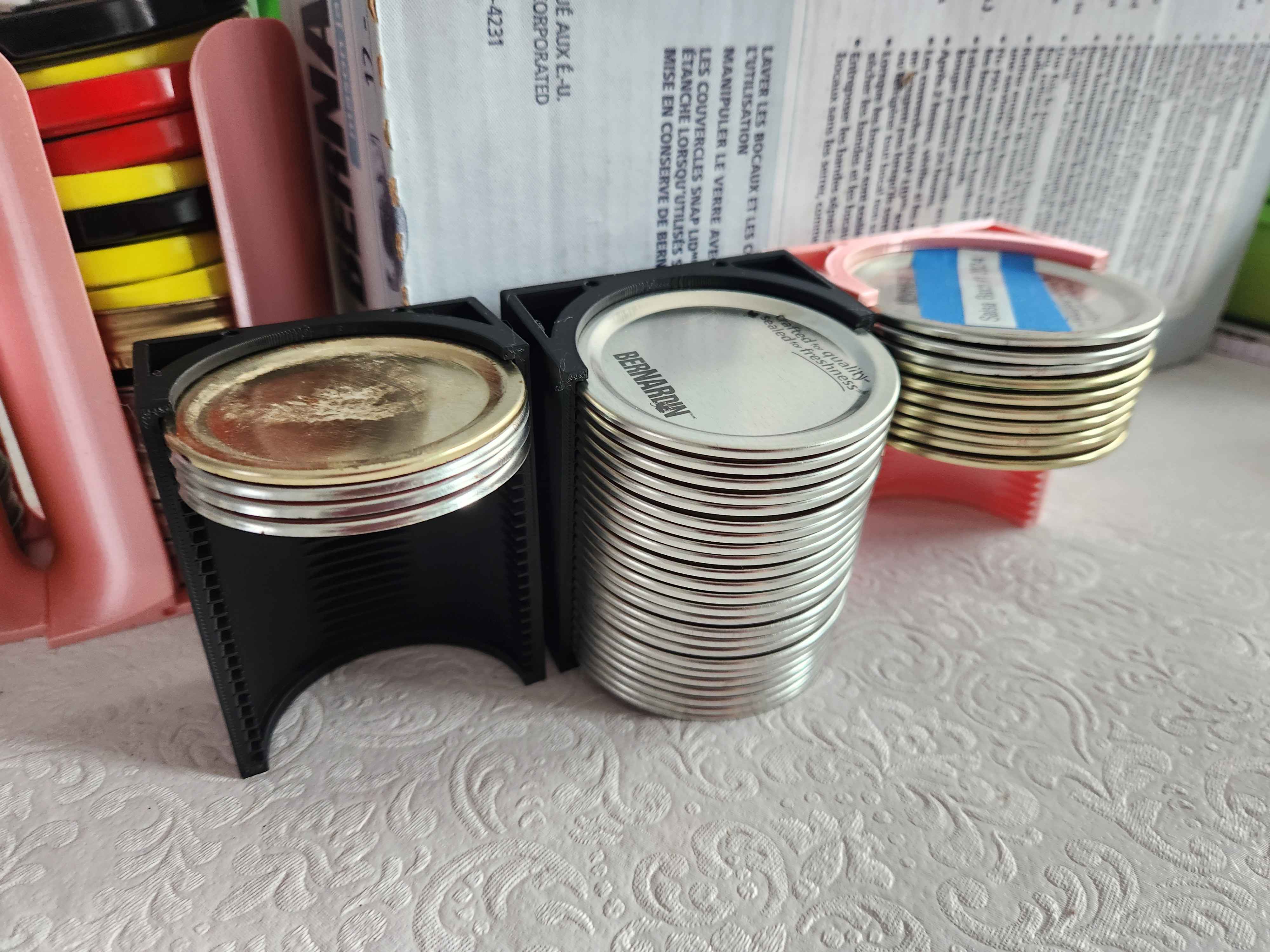 Mason Jar Lid Organizer Alternative (parametric)