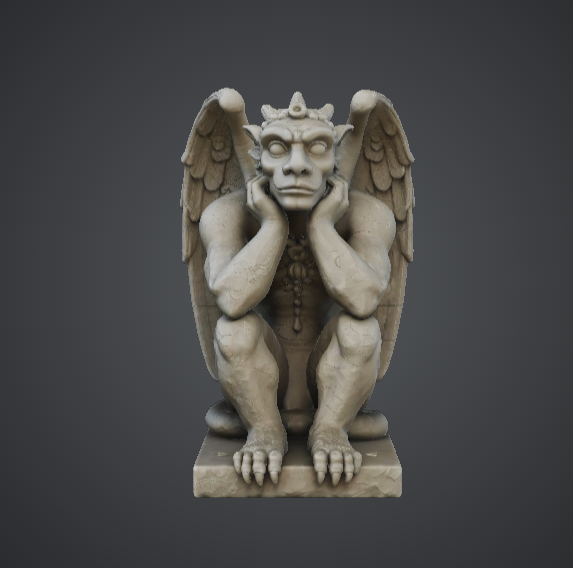 Gothic Gargoyle Statue – Winged Stone Guardian Sculpture
