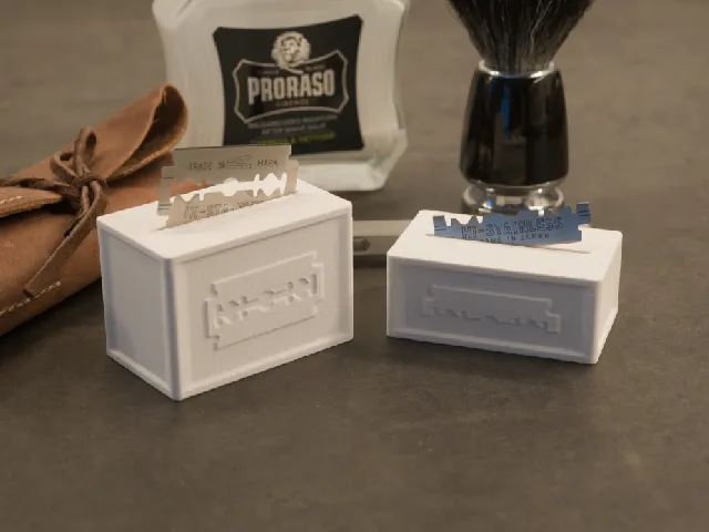 Secured Razor Blade Disposal Box/Bin | Gesicherte Rasierklingen-Entsorgungsbox, Klingenbox