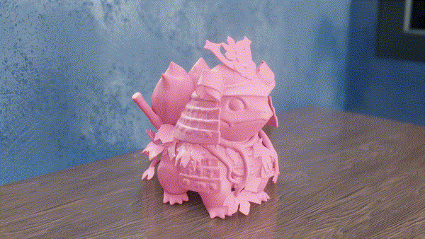 Miniatura 3 do modelo 3D Samurai Balbasar