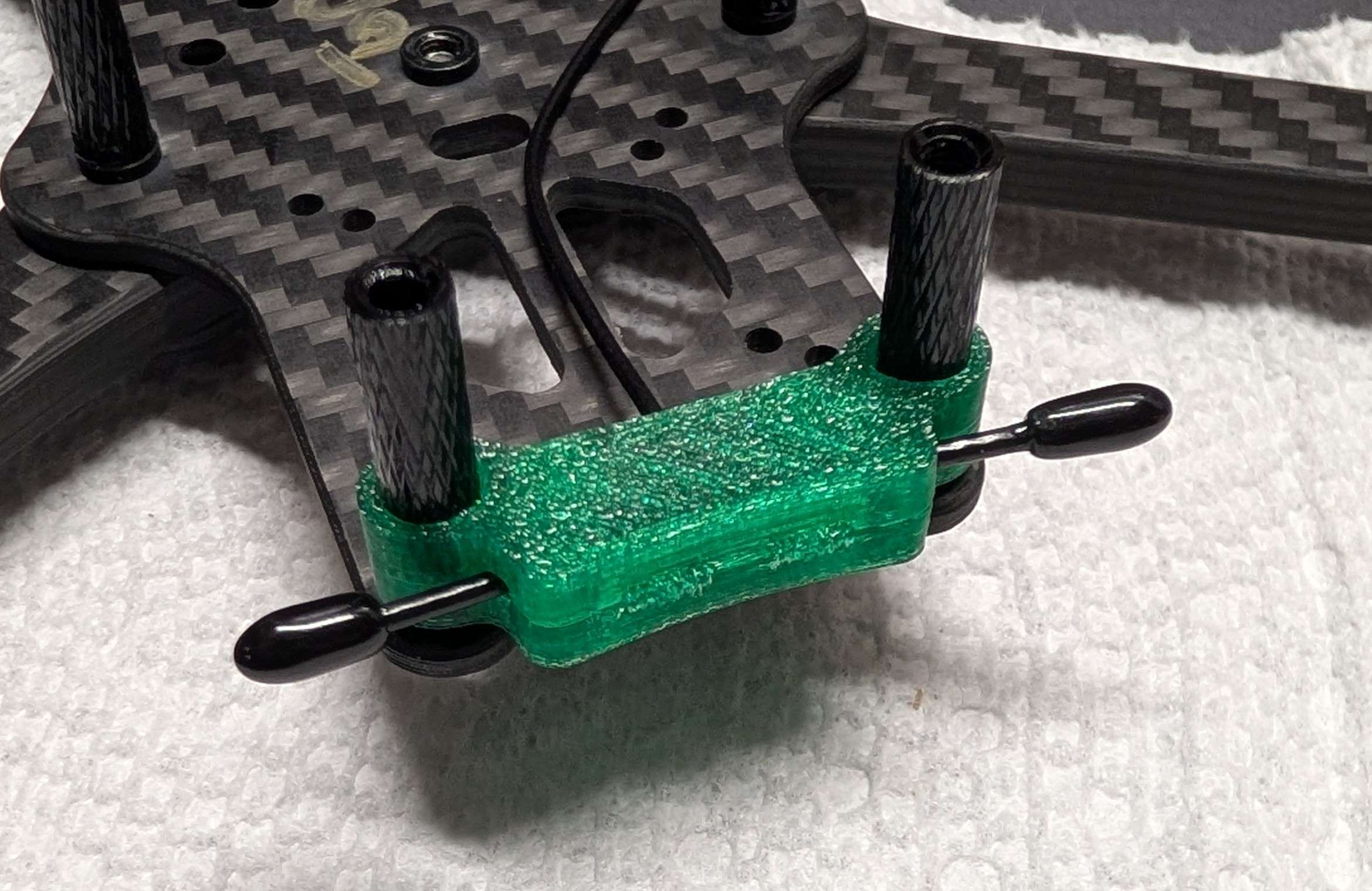 PZ5- PinkyzUp 5 Analog vTX MMCX Antenna Mount and Rear Mounted ELRS Mount