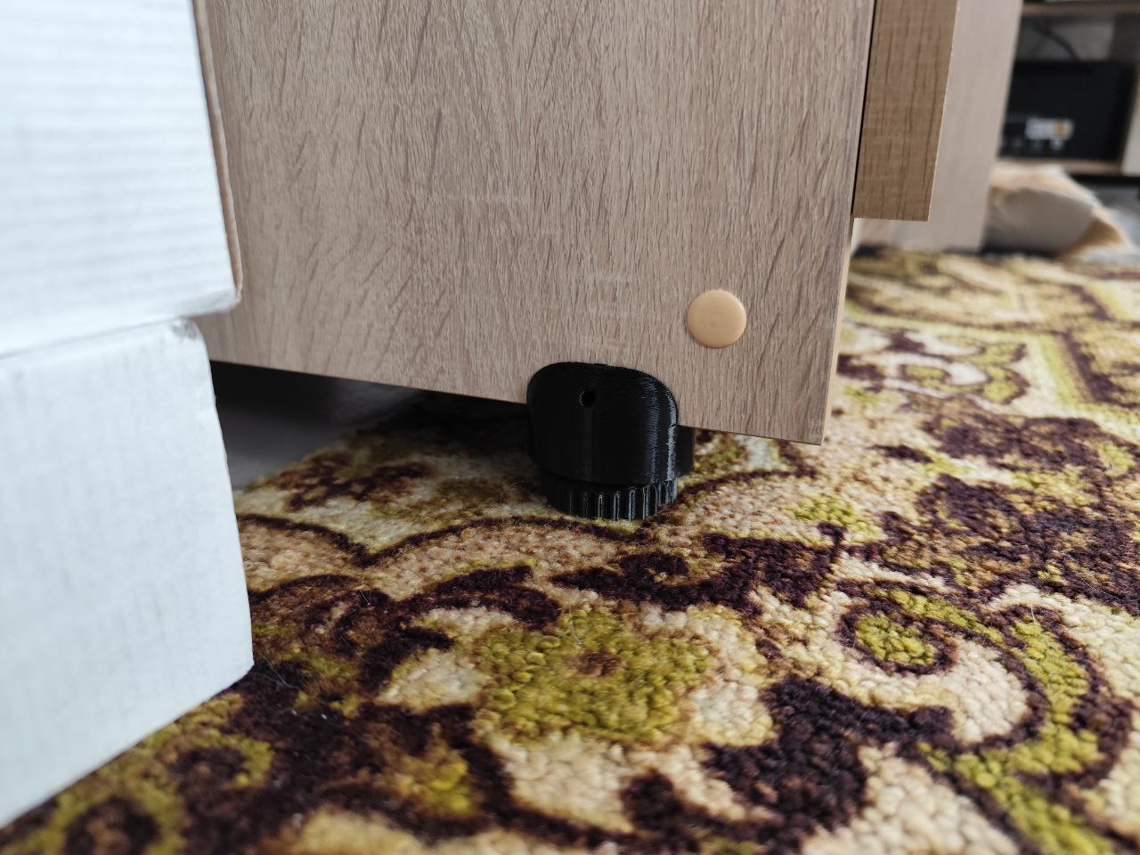 Adjustable furniture legs.